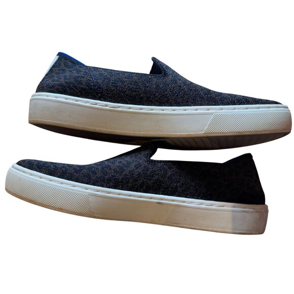 Rothy’s The original Slip On Shoes Women's Size 6 in Leopard Print Espresso Shot - Picture 3 of 10